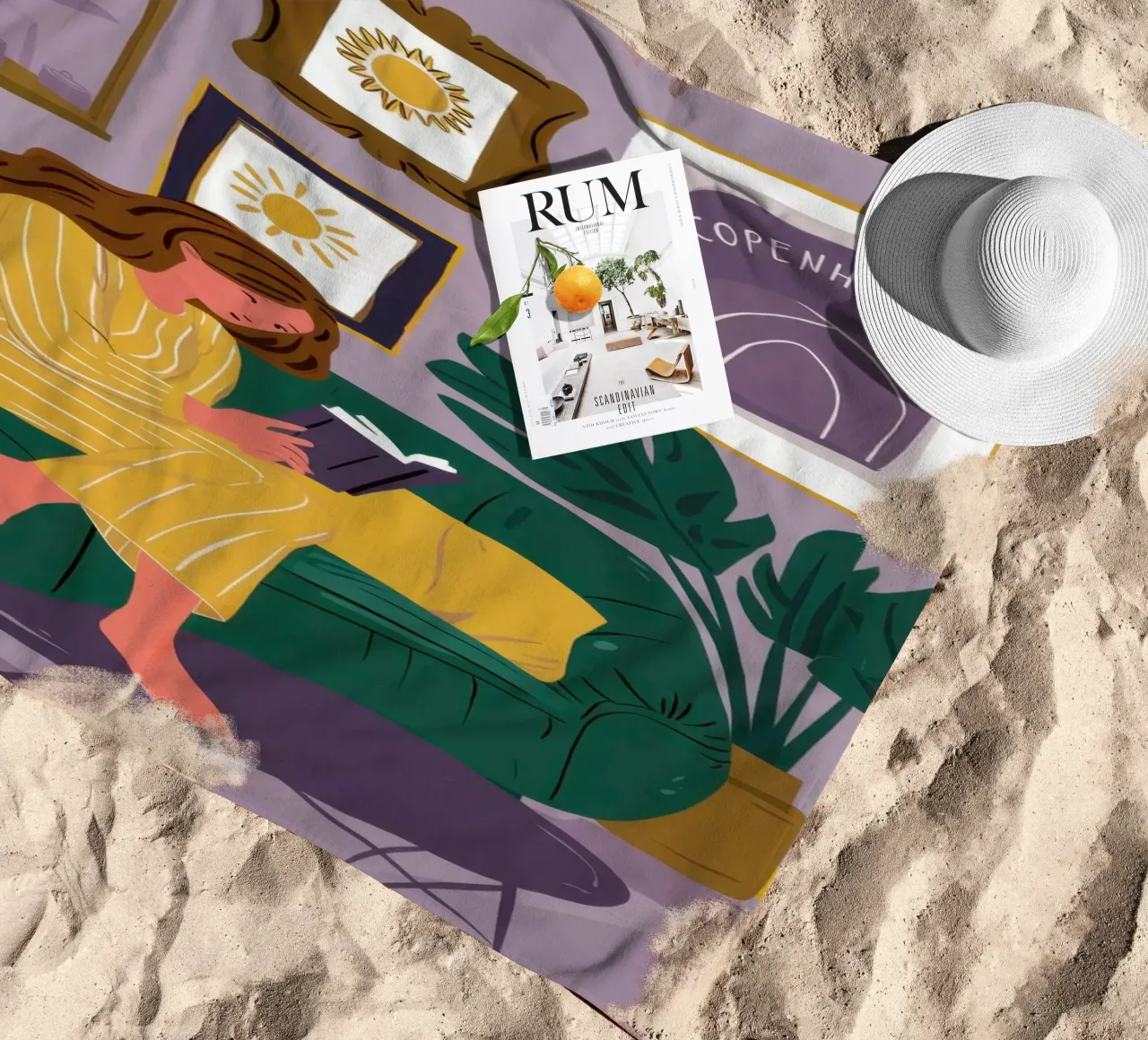 Divano Emerald Solitude telo mare da Sky Velour