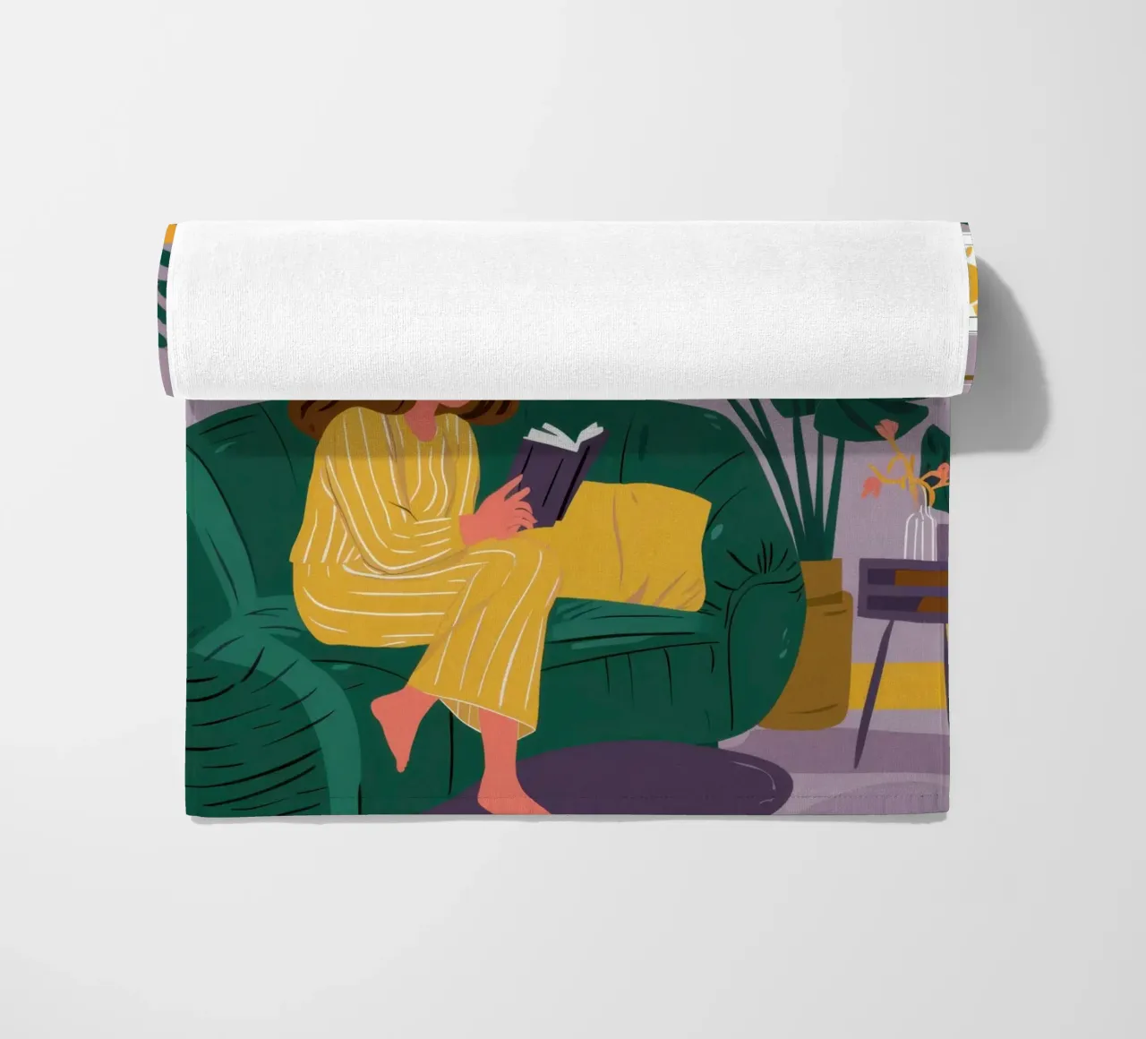 Divano Emerald Solitude telo mare da Sky Velour