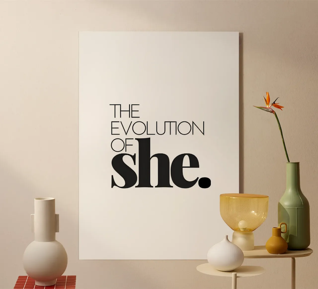 She Evolution plexiglas de QuoteFrame