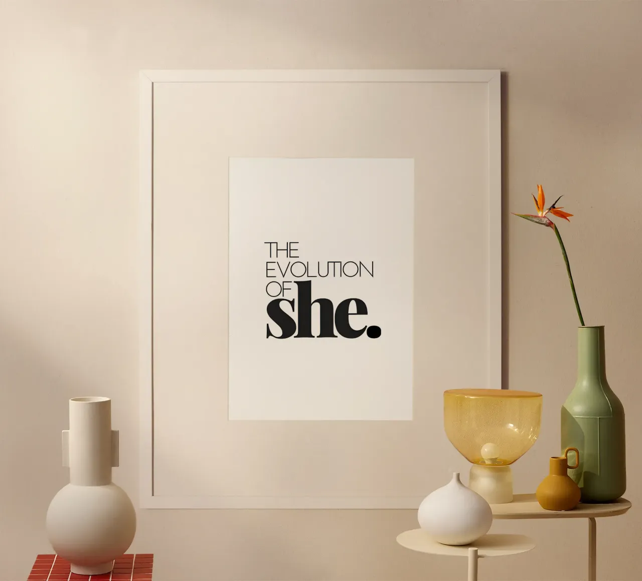 She Evolution poster by QuoteFrame