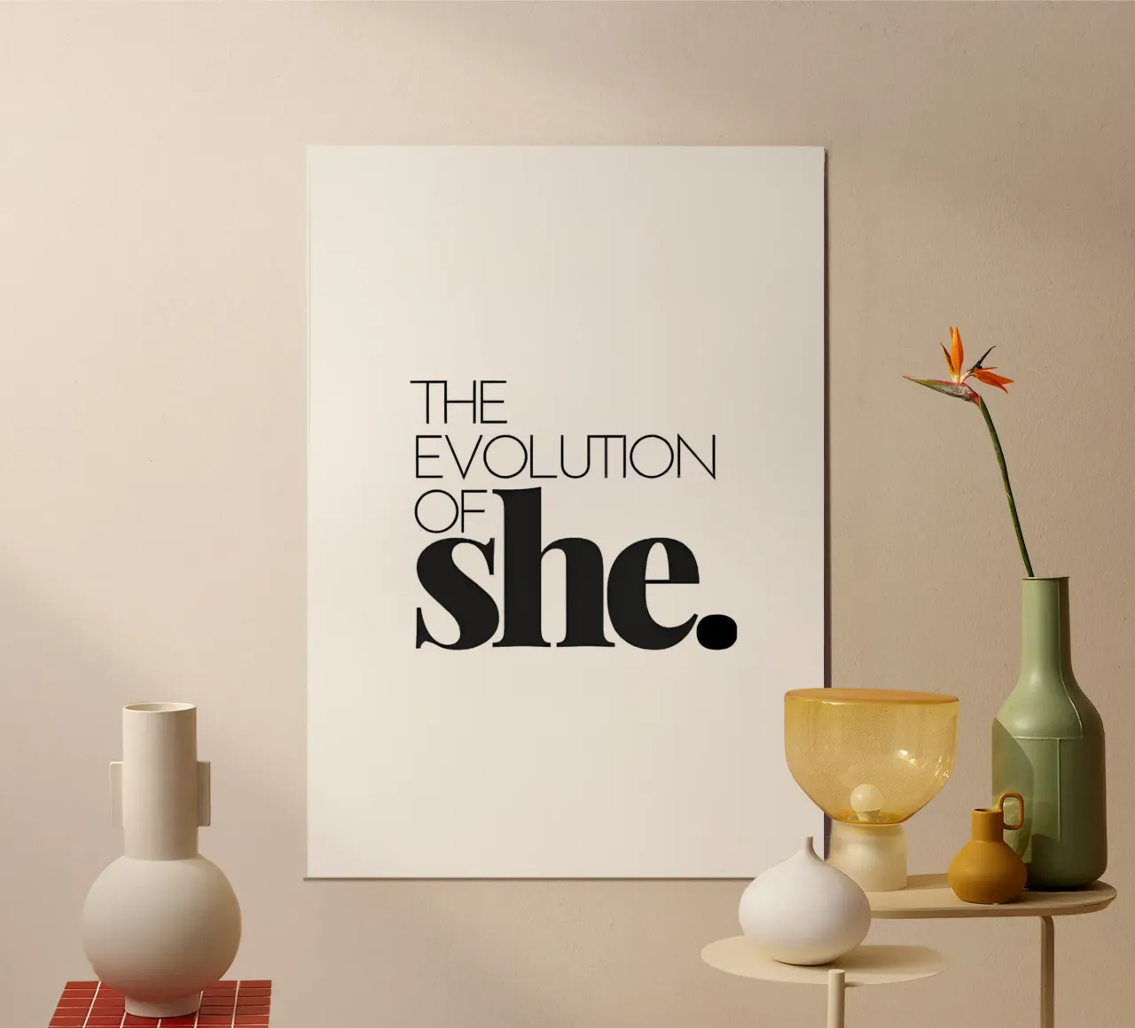 She Evolution poster by QuoteFrame
