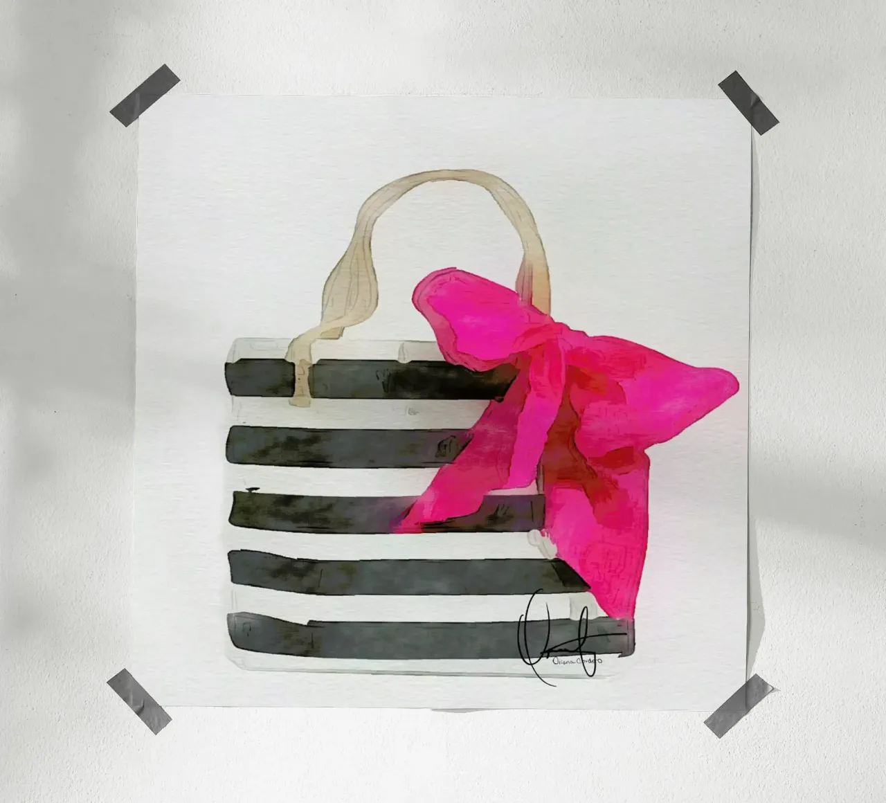 French Outing poster da Xchange Art Studio