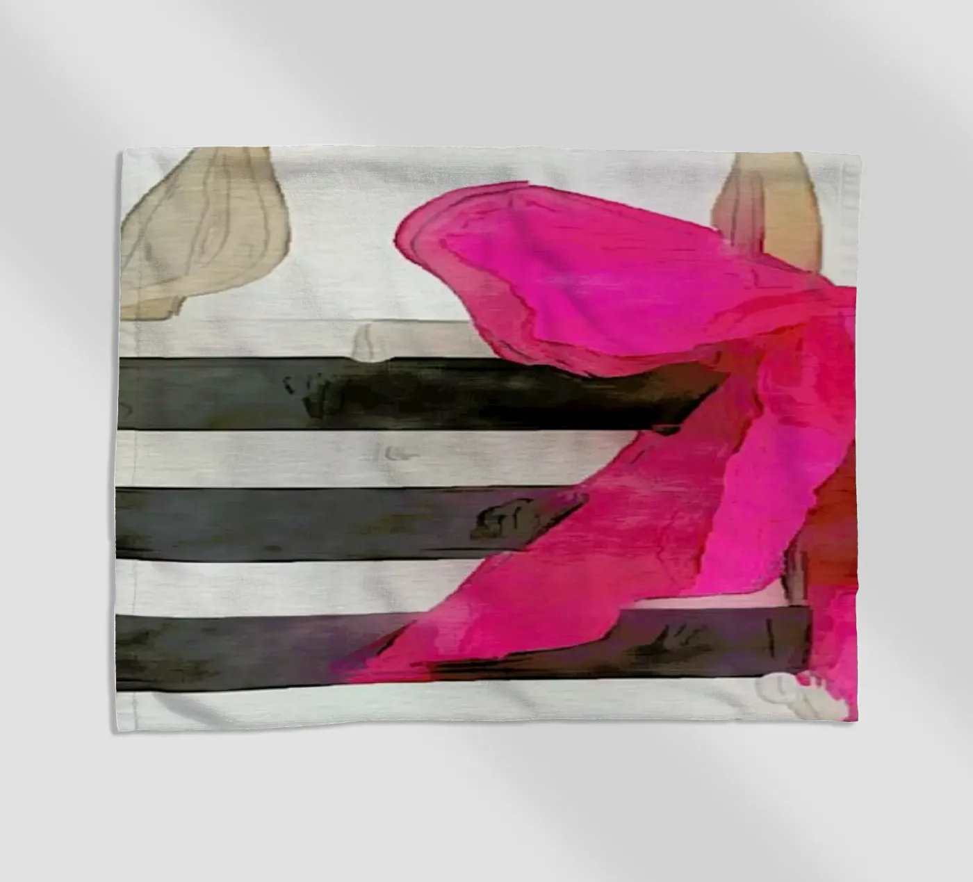French Outing serviette de plage de Xchange Art Studio
