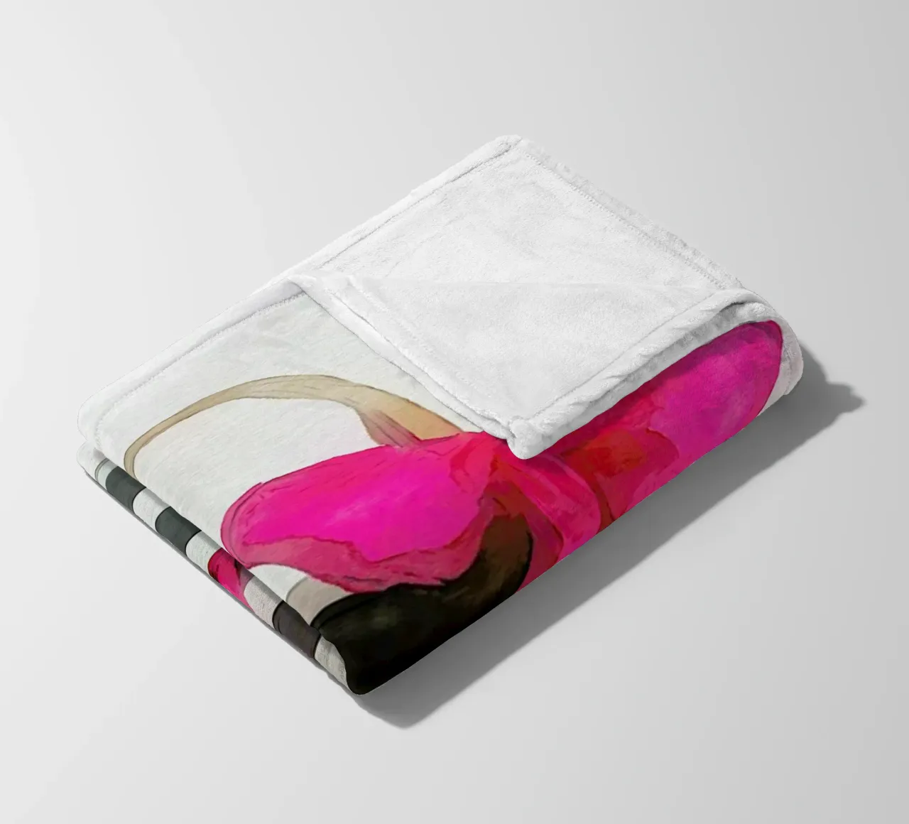 French Outing fleecedeken van Xchange Art Studio