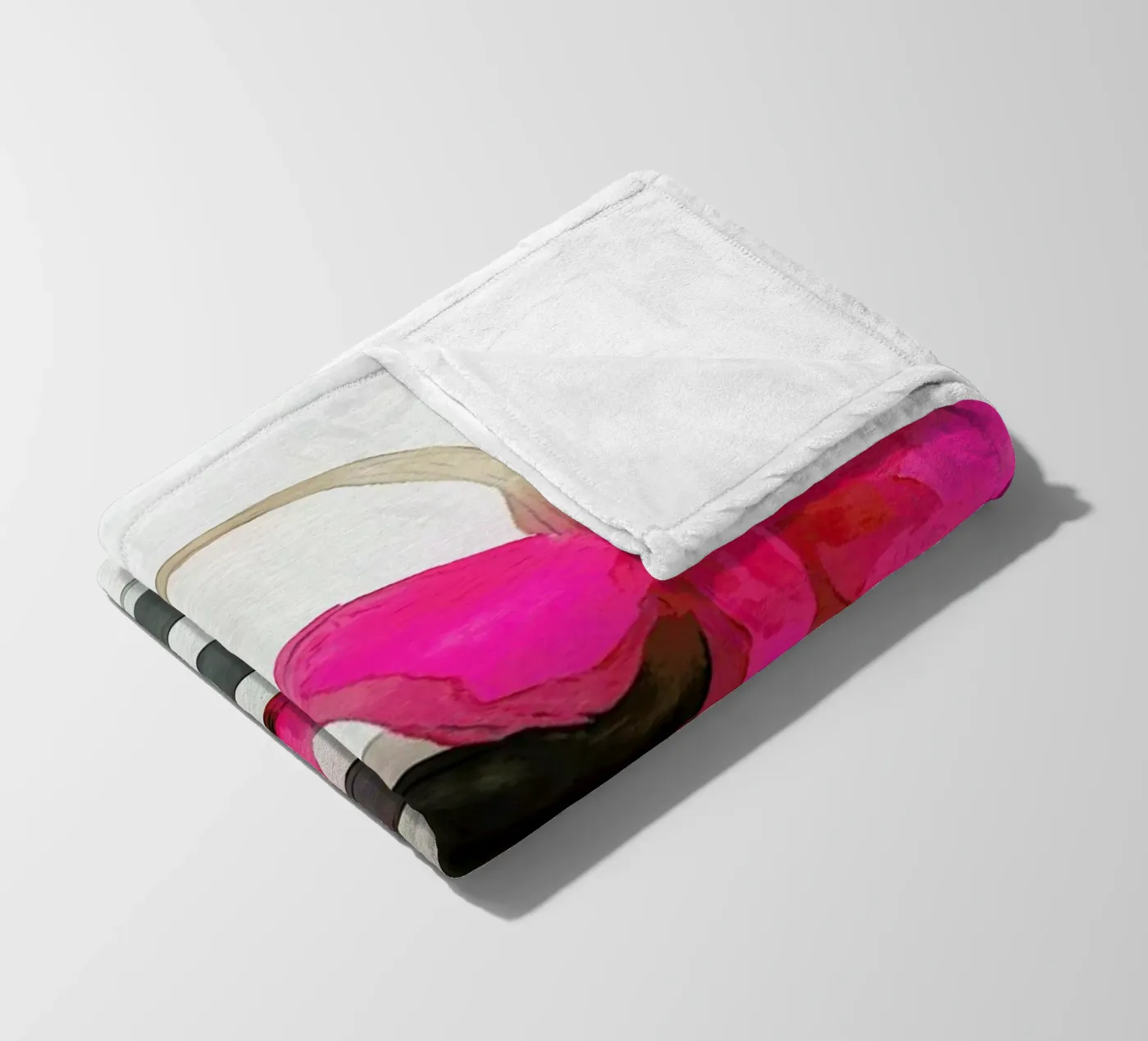 French Outing plaid polaire de Xchange Art Studio