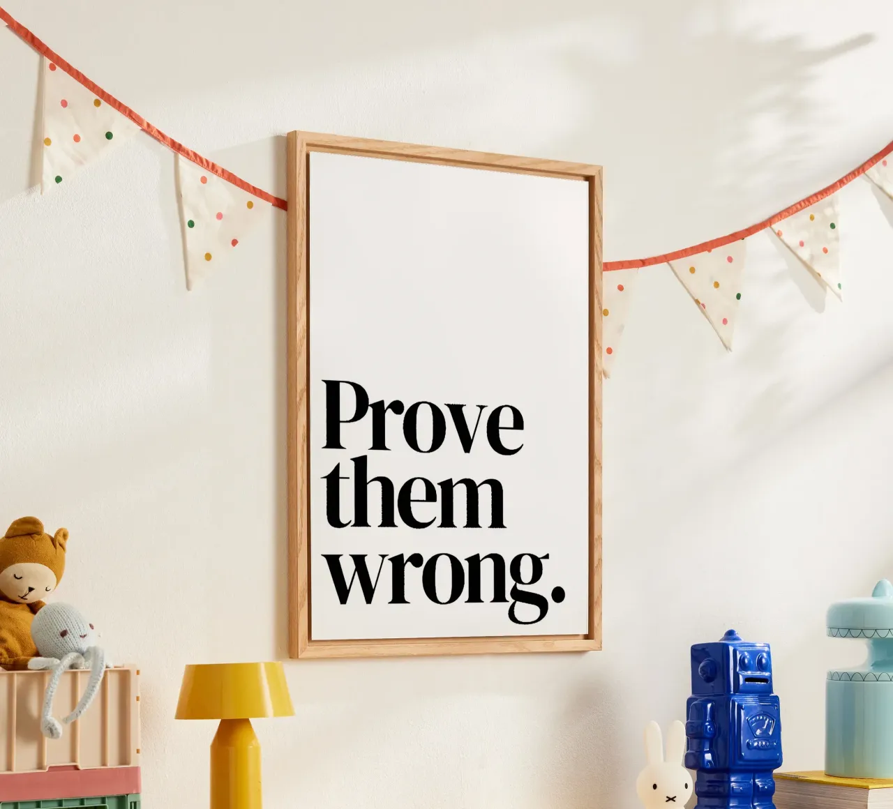 Prof them wrong plexiglass da QuoteFrame