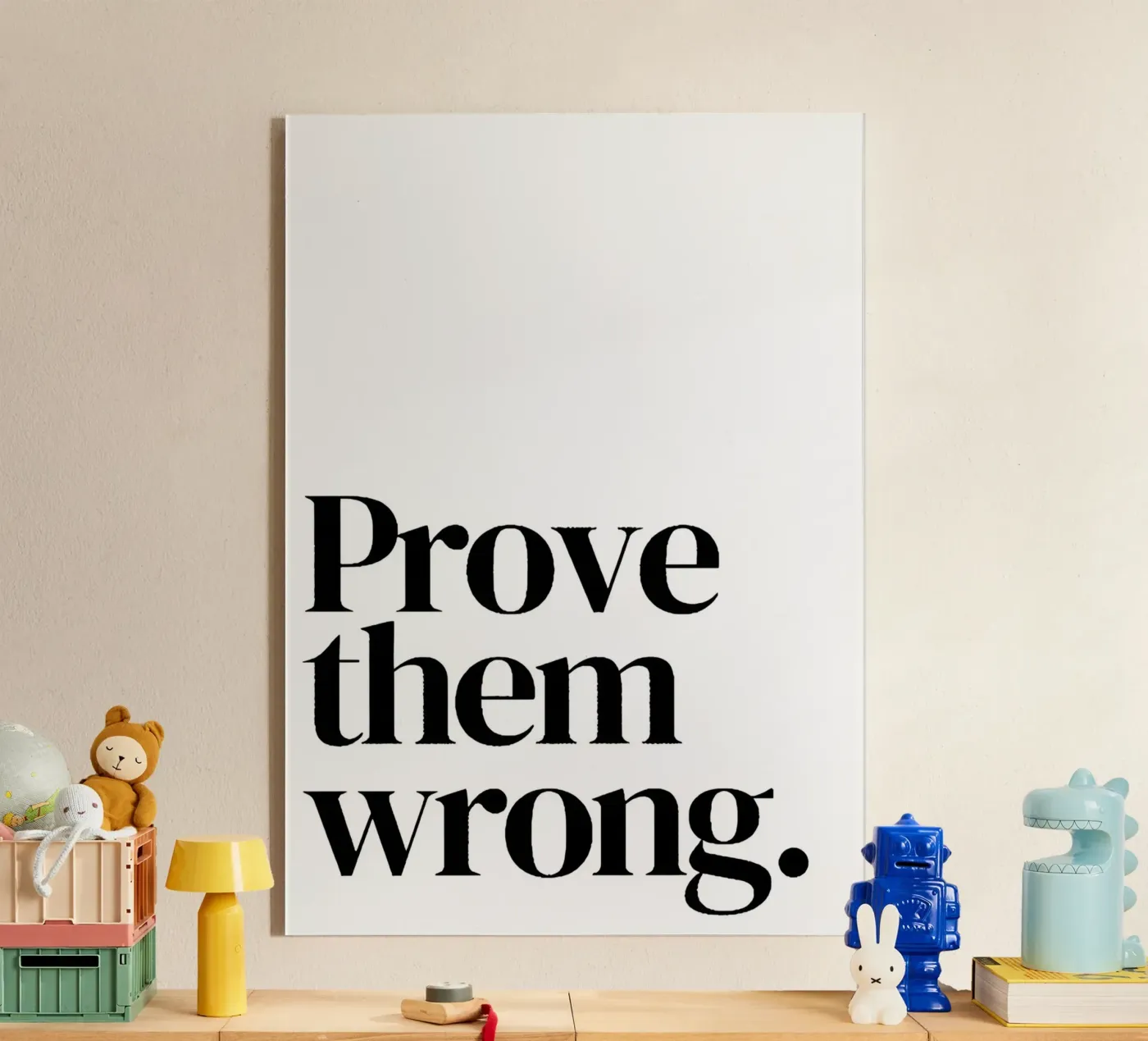 Prof them wrong plexiglas de QuoteFrame