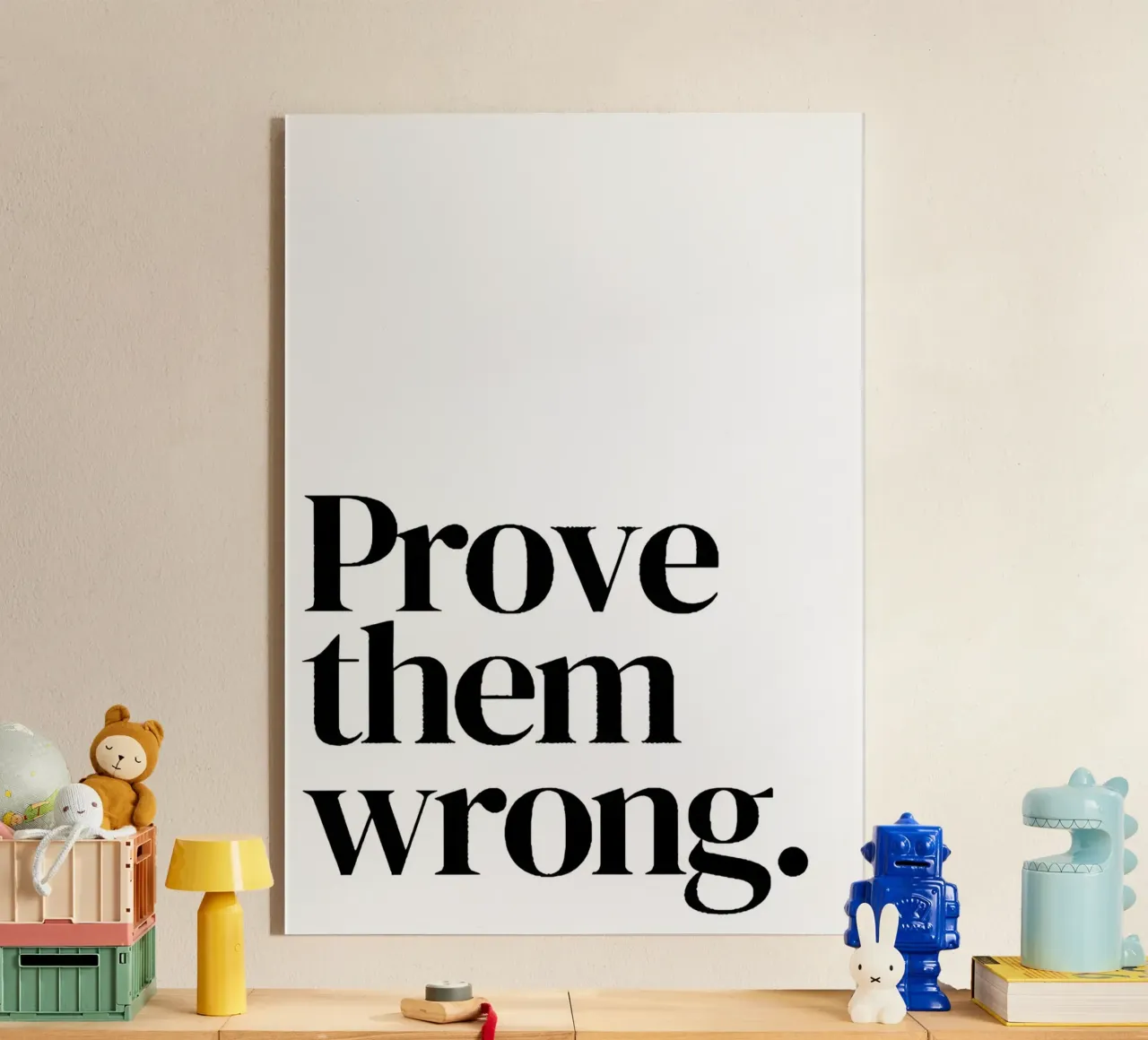 Prof them wrong plexiglas de QuoteFrame