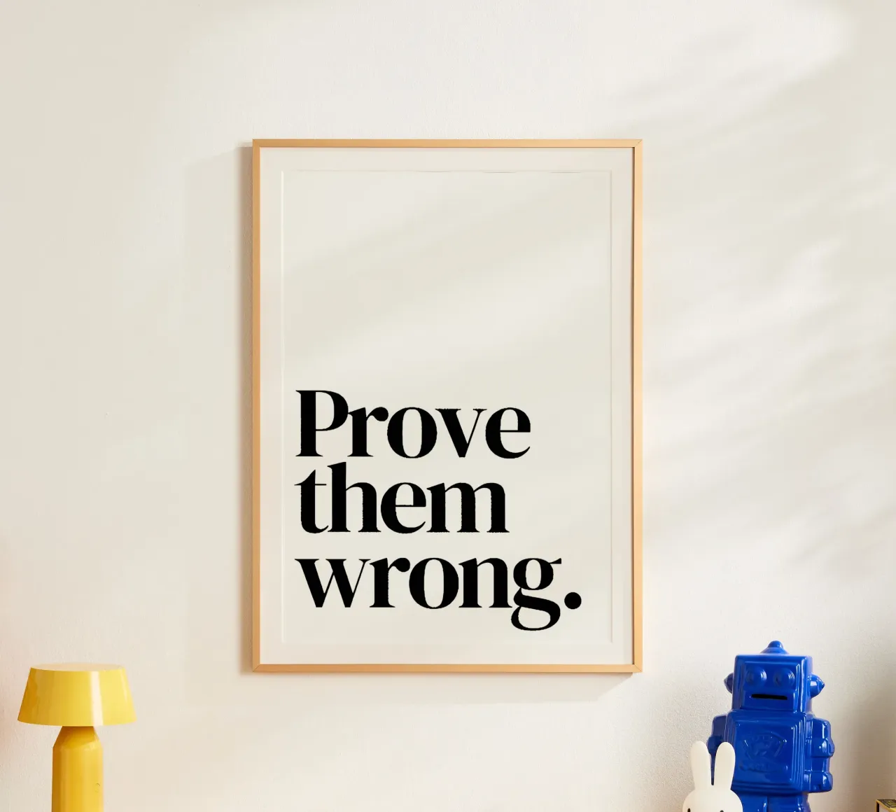 Prof them wrong carta hahnemühle da QuoteFrame