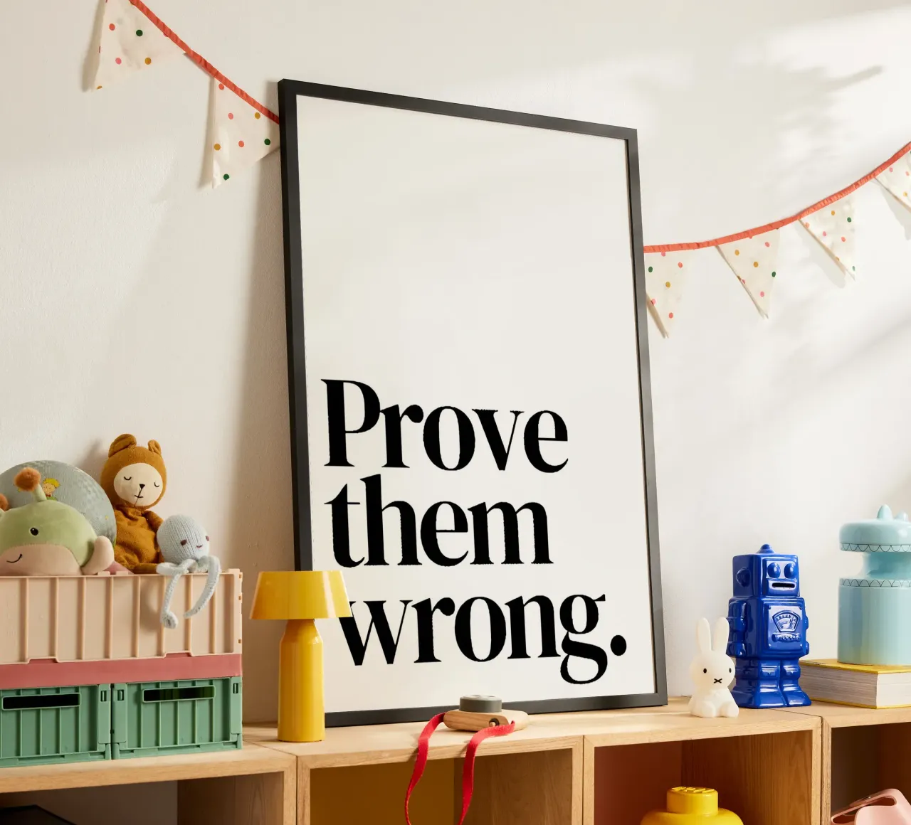 Prof them wrong carta hahnemühle da QuoteFrame