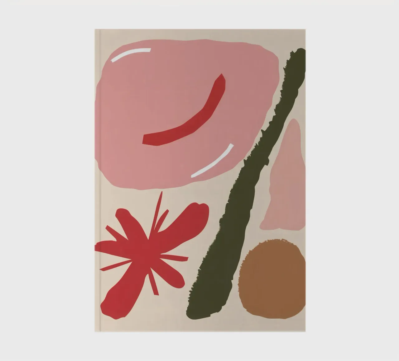 Abstract Profile Forms notebook by Sky Velour