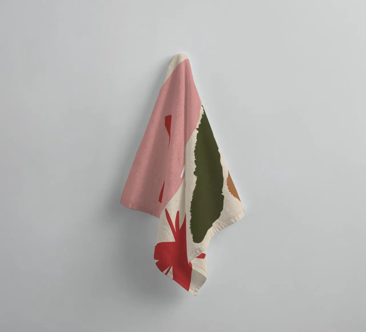 Abstract Profile Forms towel by Sky Velour