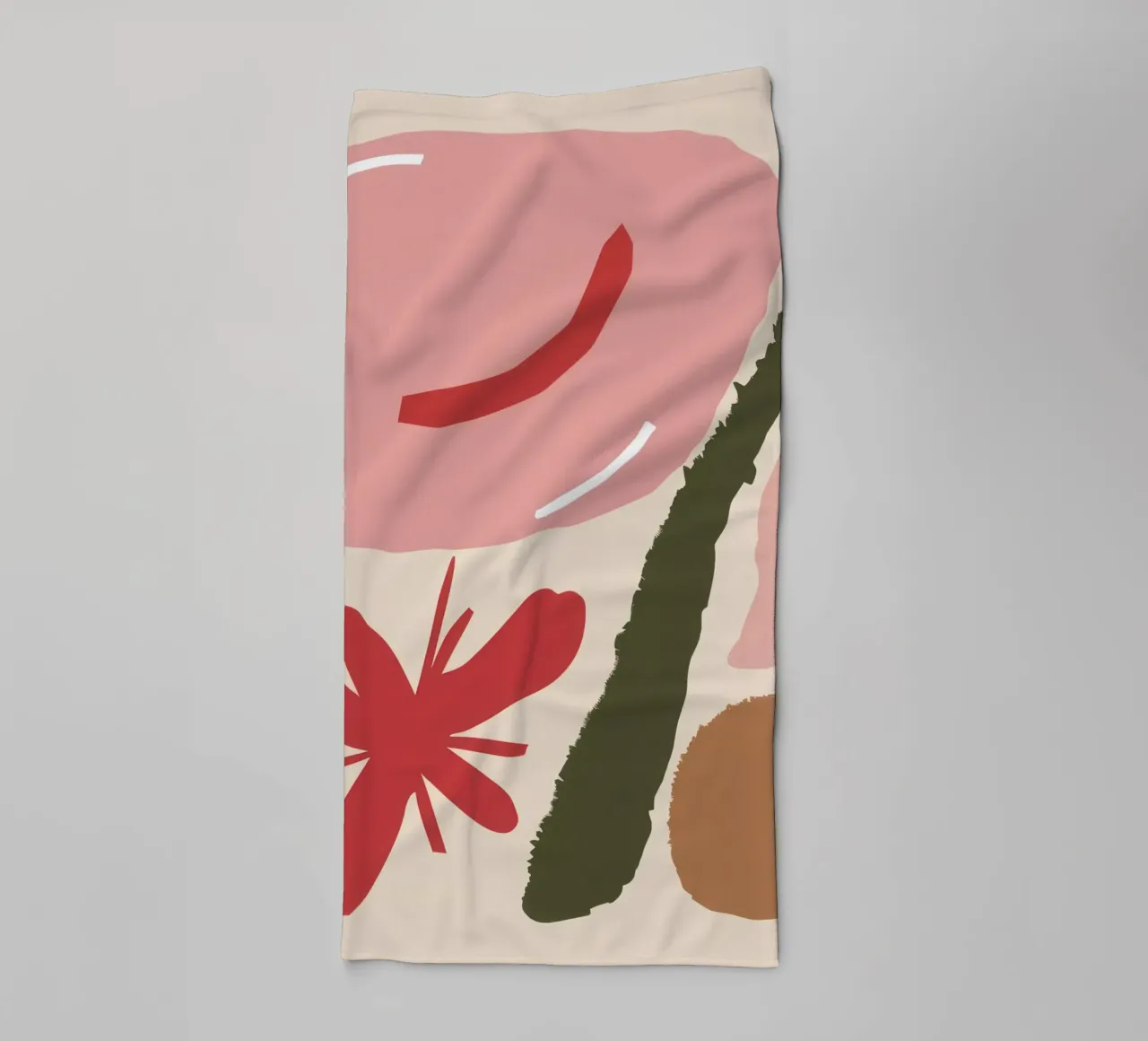 Abstract Profile Forms towel by Sky Velour