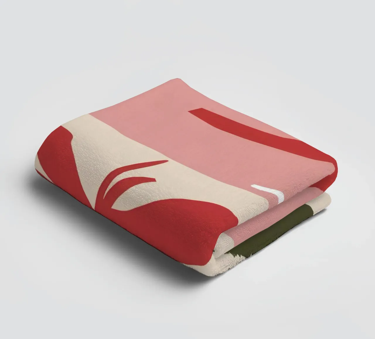 Abstract Profile Forms towel by Sky Velour