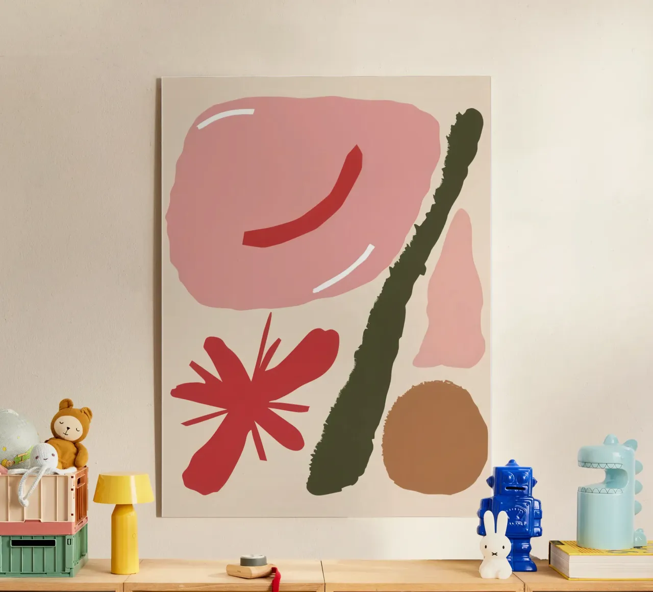 Abstract Profile Forms acryl van Sky Velour