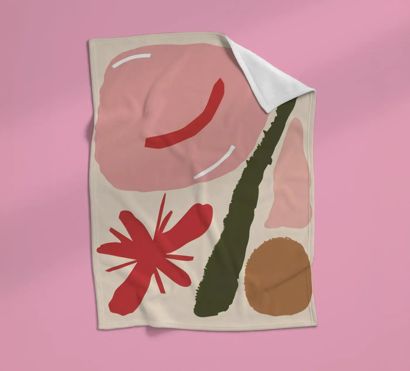 Abstract Profile Forms Fleecedecke von Sky Velour