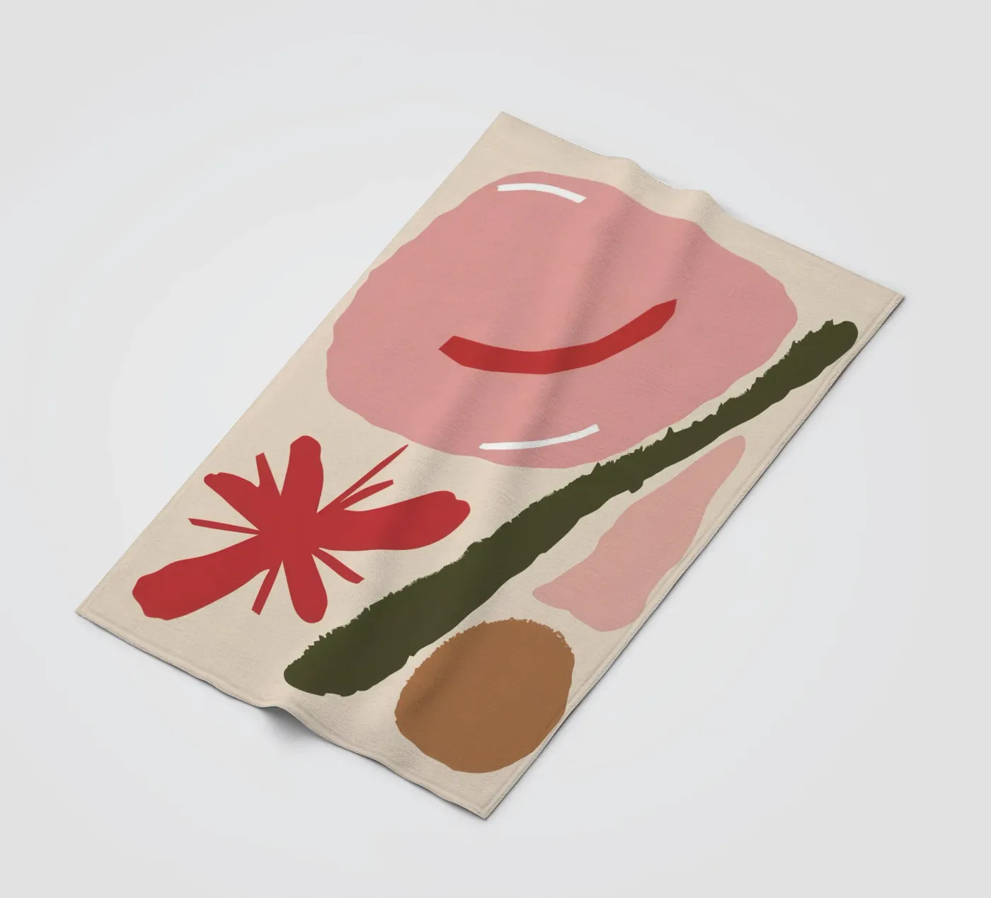 Abstract Profile Forms Fleecedecke von Sky Velour