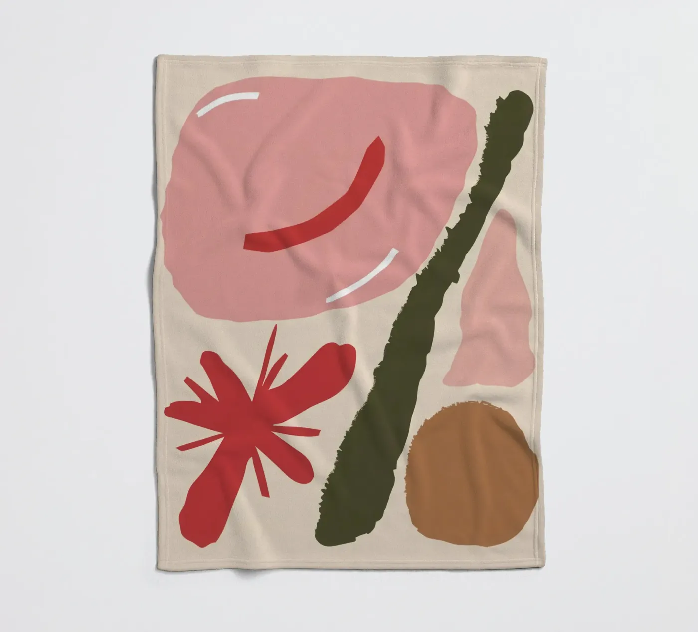 Abstract Profile Forms Fleecedecke von Sky Velour