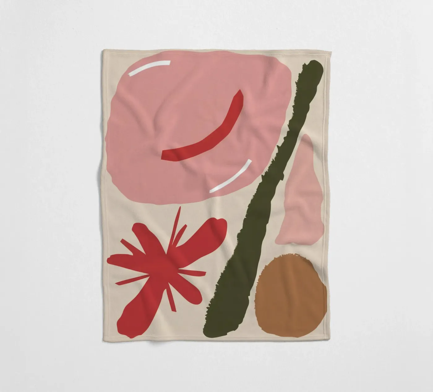 Abstract Profile Forms Fleecedecke von Sky Velour