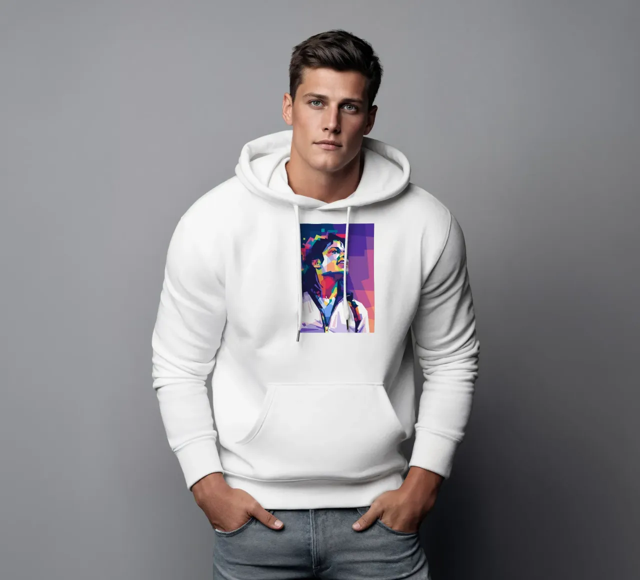 Michael Jackson WPAP felpa con cappuccio da Alkahfsmart