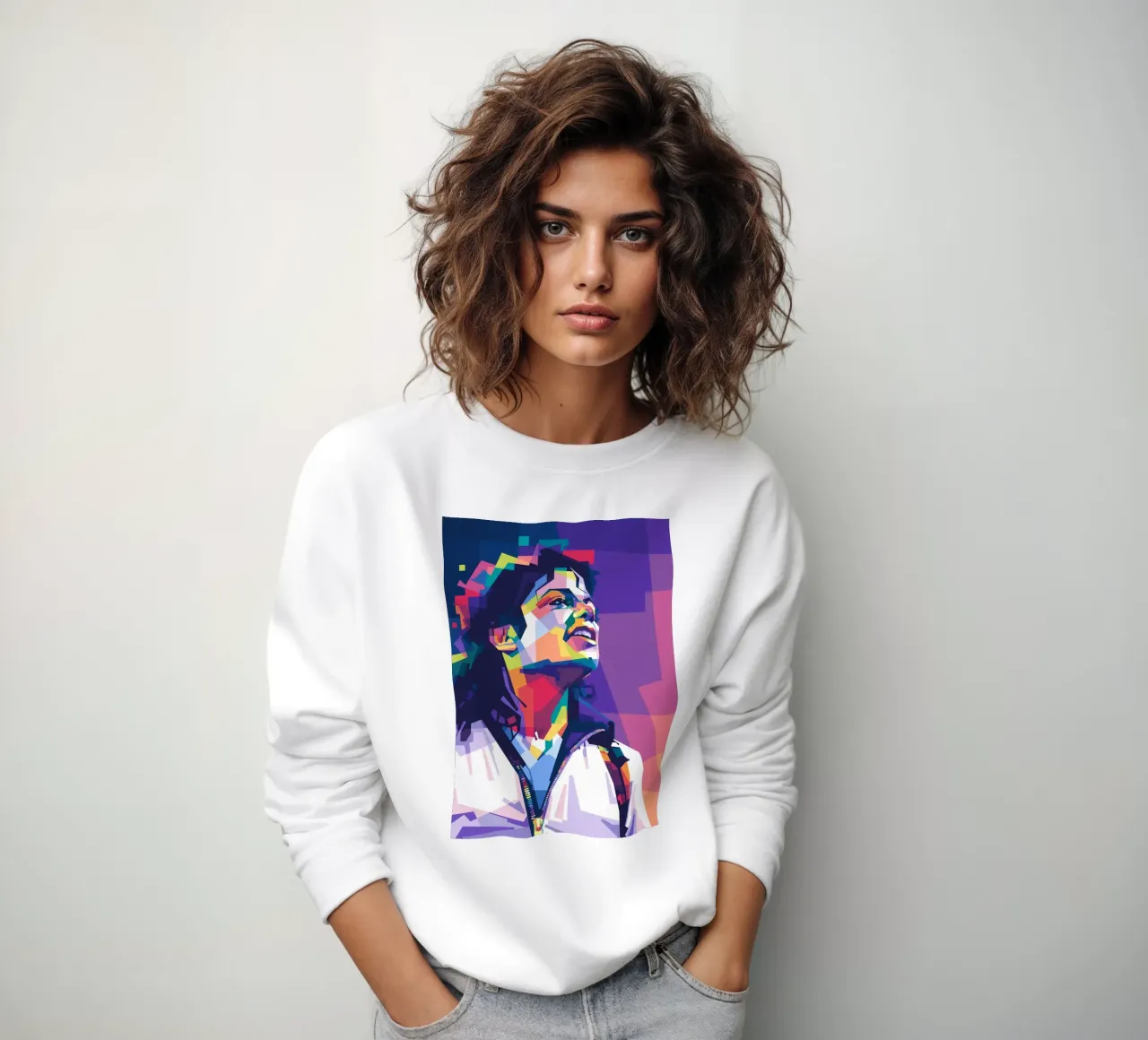 Michael Jackson WPAP felpa da Alkahfsmart