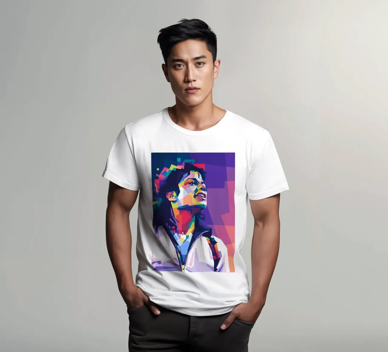 Michael Jackson WPAP t-shirt da Alkahfsmart