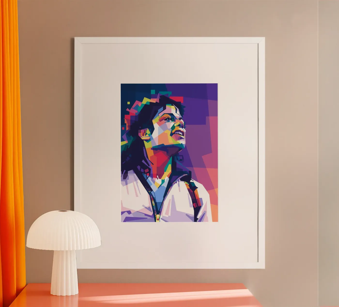 Michael Jackson WPAP Poster von Alkahfsmart