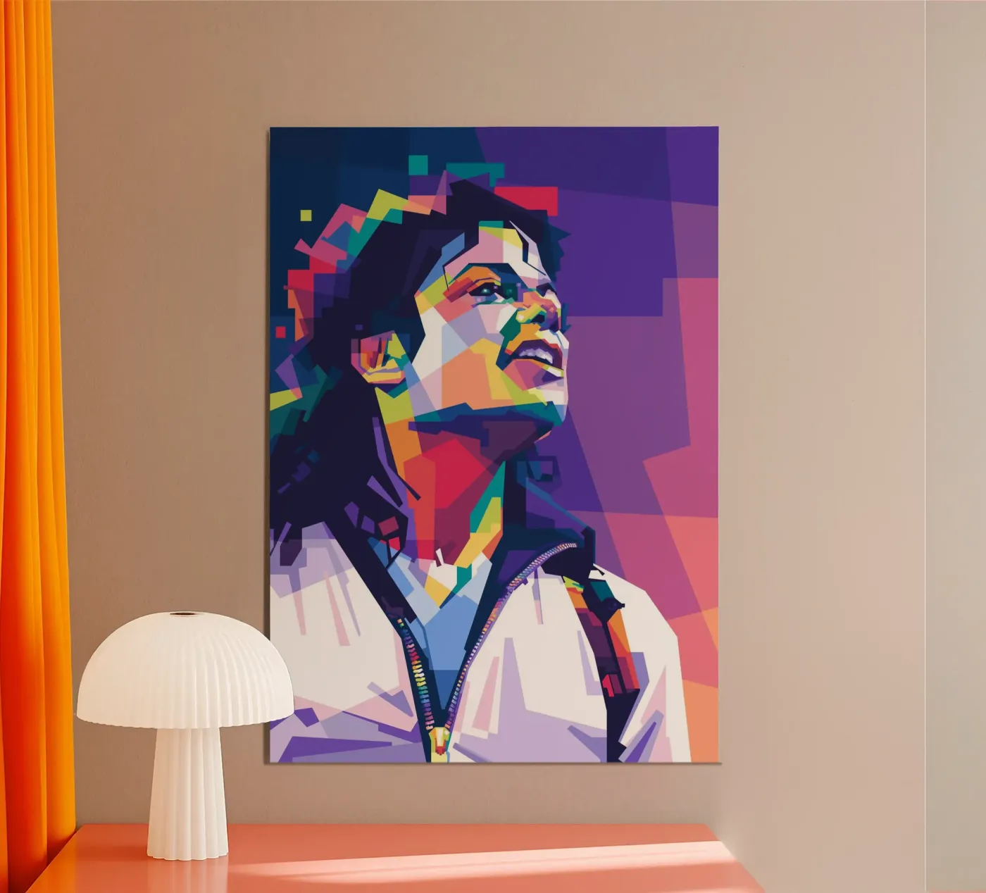 Michael Jackson WPAP Poster von Alkahfsmart