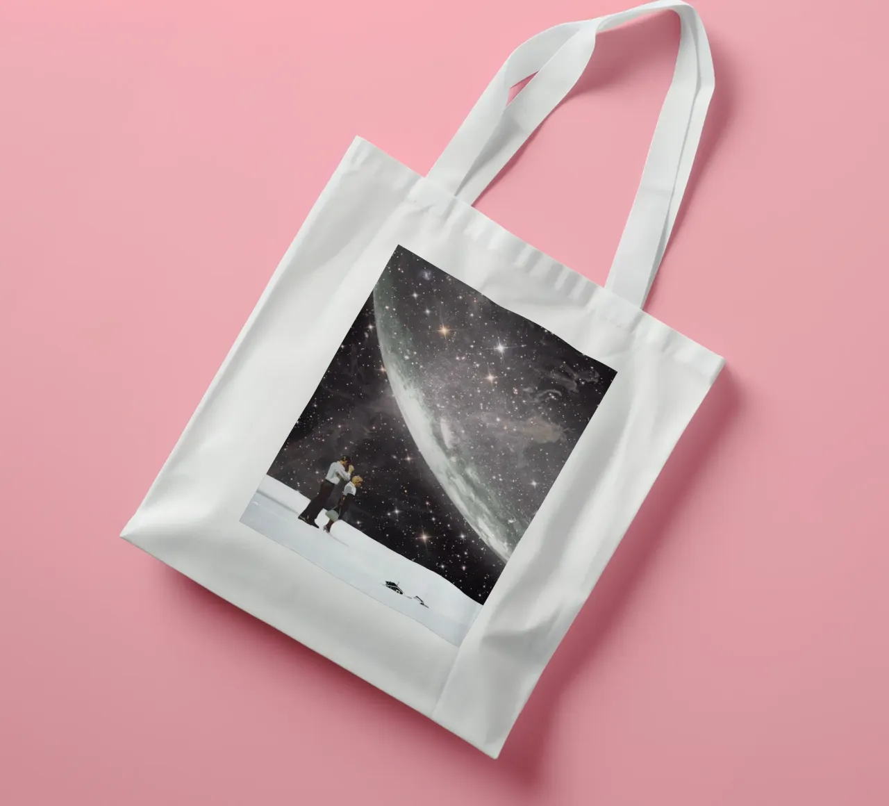 Dov'è? borsa in juta da Dapidoka