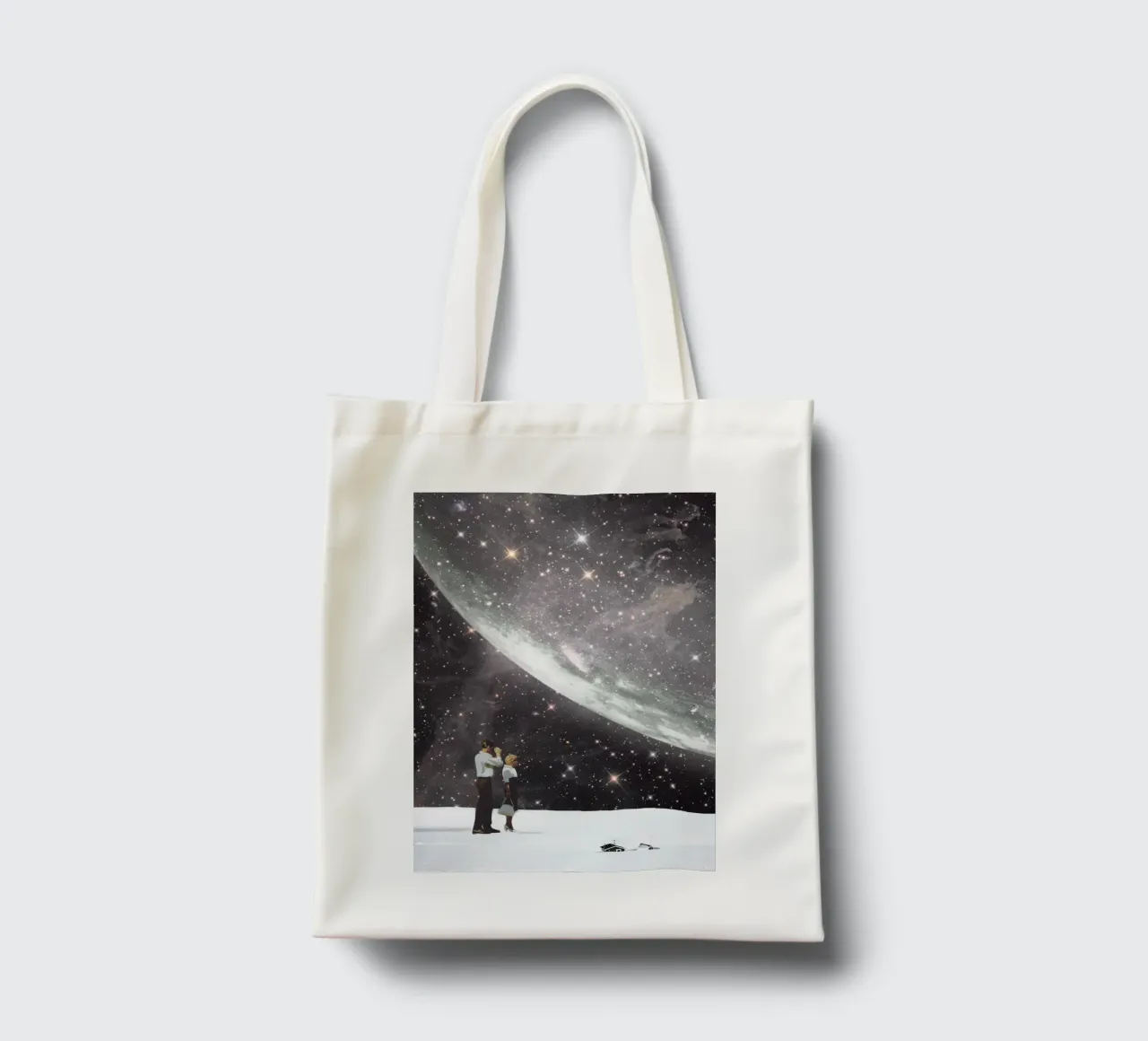 Dov'è? borsa in juta da Dapidoka