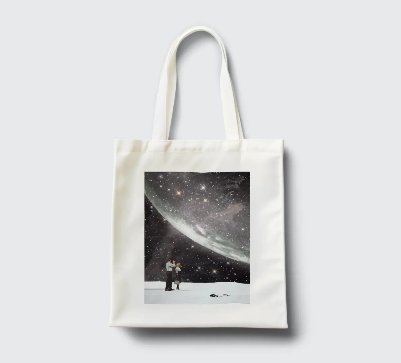 Dov'è? borsa in juta da Dapidoka