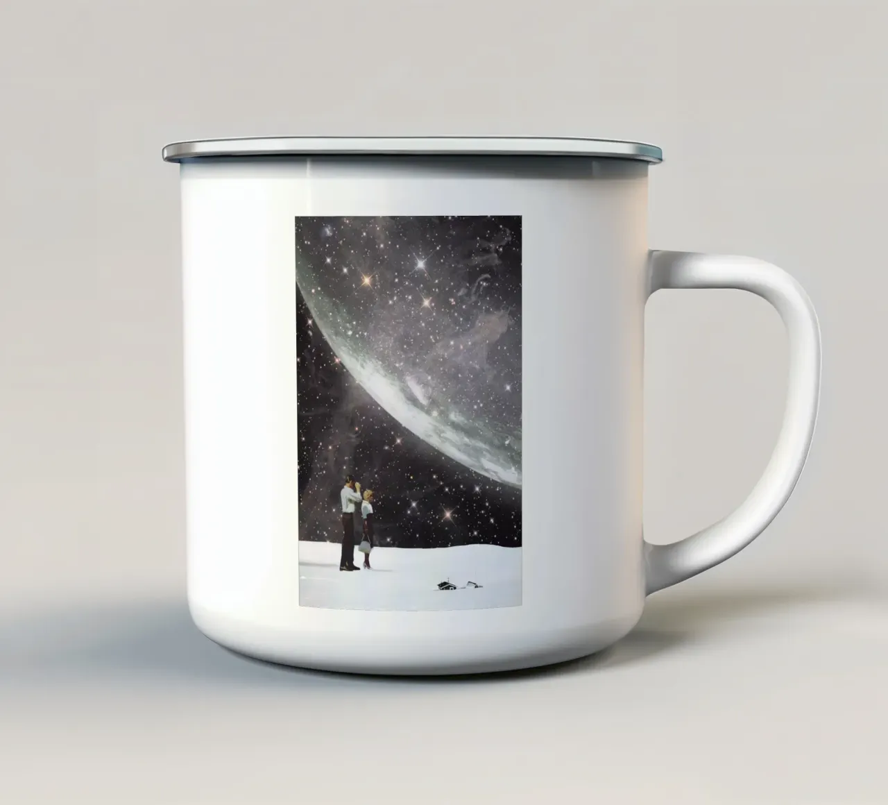 Dov'è? tazza in smalto da Dapidoka