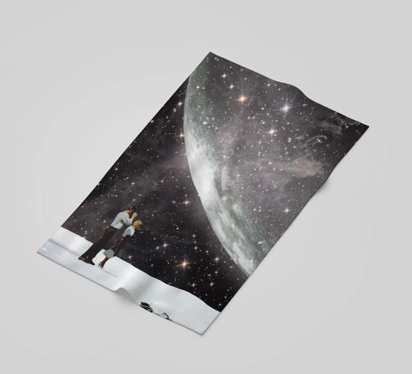 Waar is hij? strandhanddoek van Dapidoka