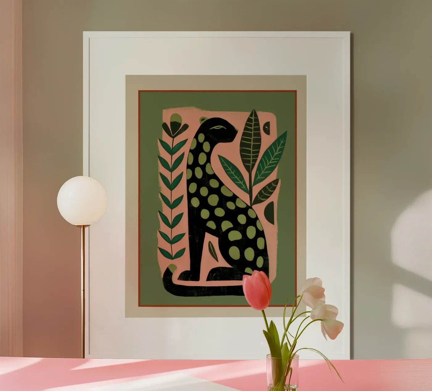 Spotted Cat poster by cityart
