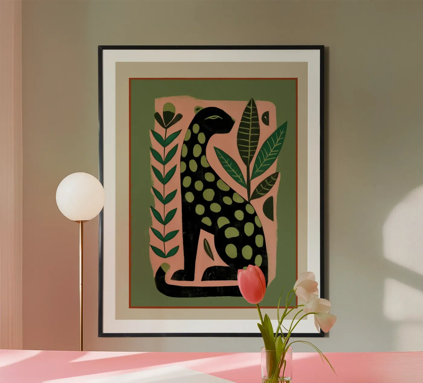 Spotted Cat poster by cityart