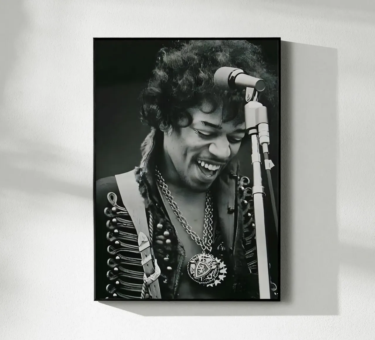 Jimi Hendrix Acryl-Glas von Music Vibes