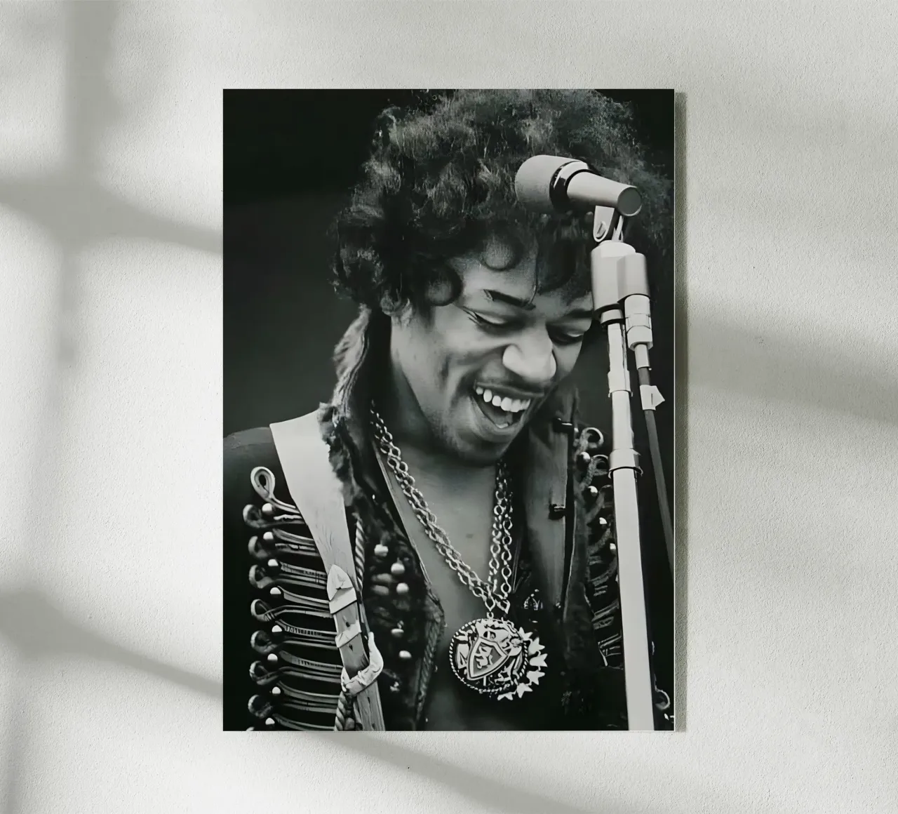 Jimi Hendrix Acryl-Glas von Music Vibes