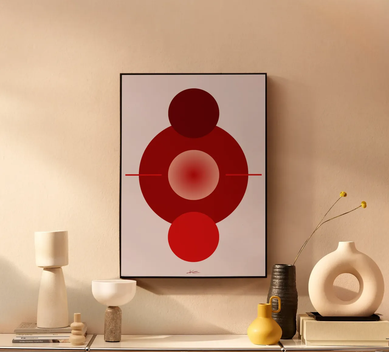 Mut I. Acryl-Glas von KL.