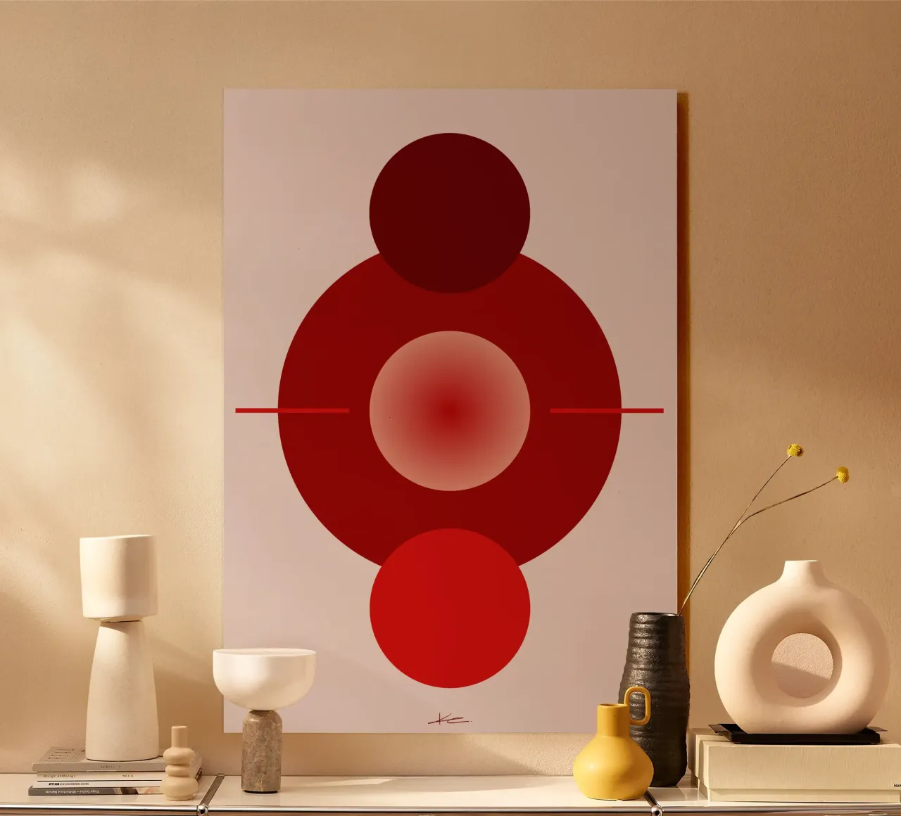 Mut I. Acryl-Glas von KL.