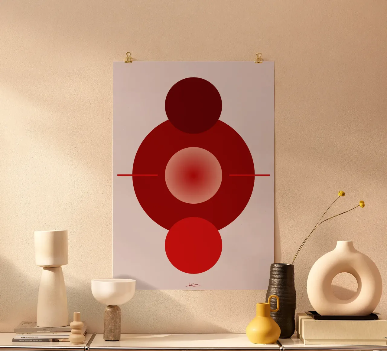 Mut I. poster van KL.