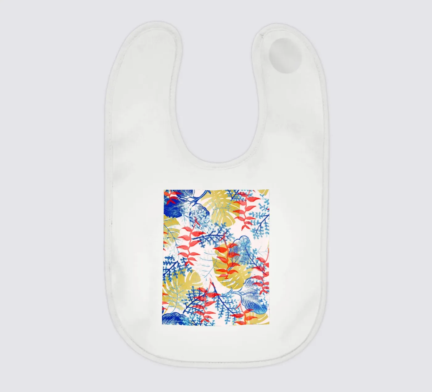 Budding Romance baby bib by 83oranges.com