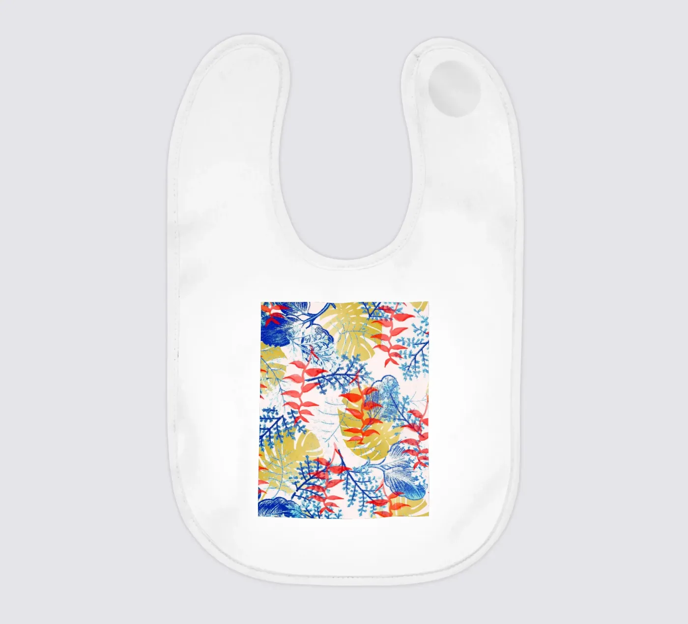 Budding Romance baby bib by 83oranges.com