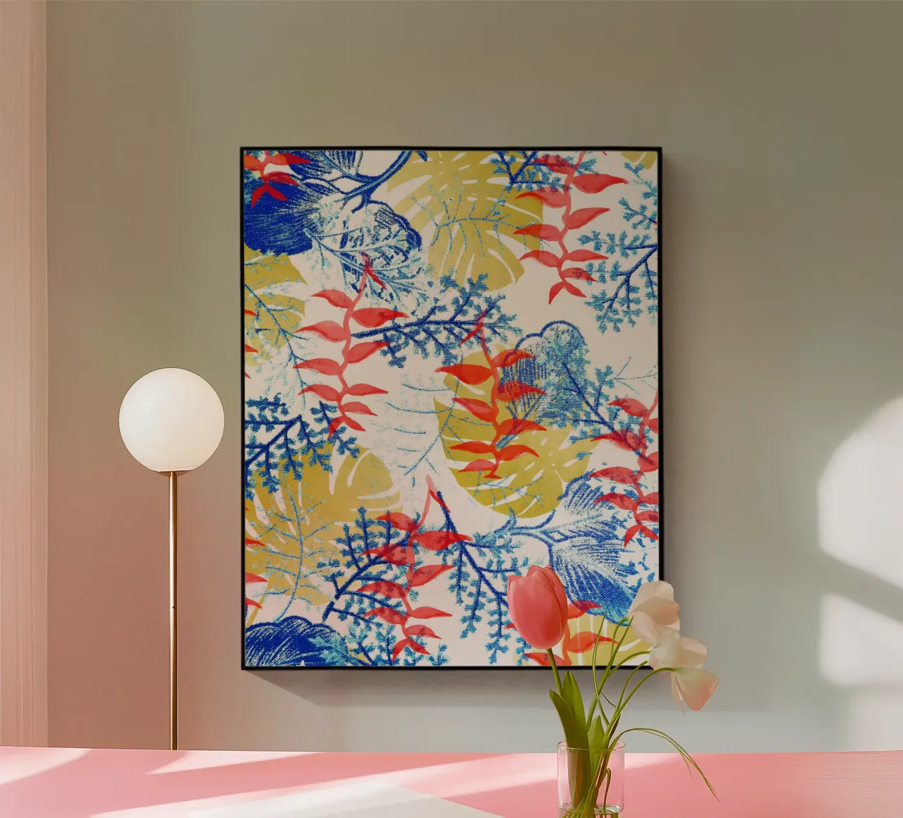 Aufkeimende Romanze Acryl-Glas von 83oranges.com