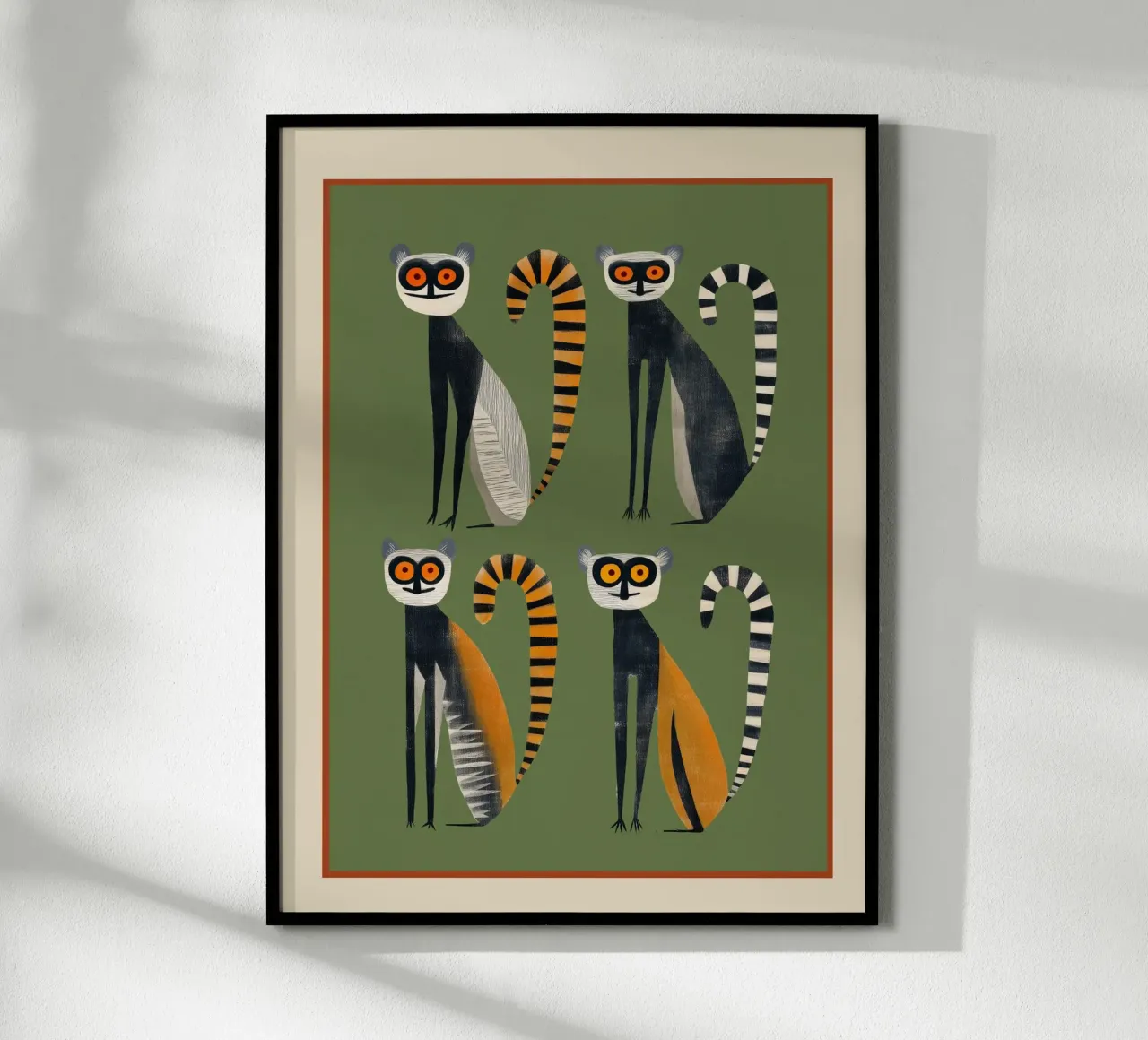Striped Lemurs poster da cityart