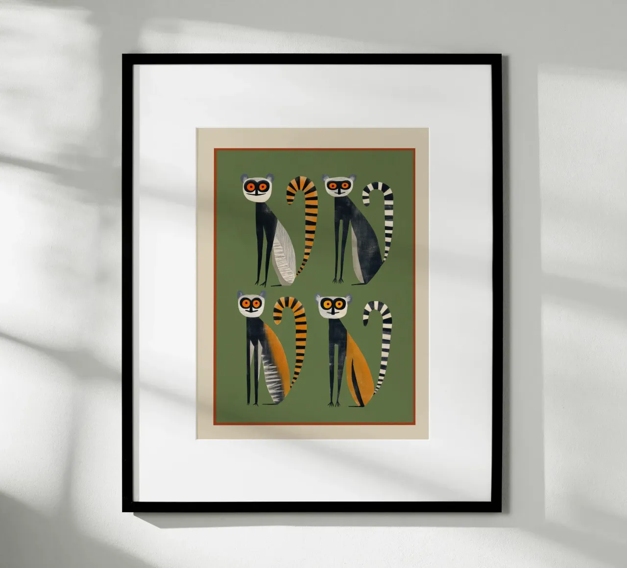 Striped Lemurs poster da cityart