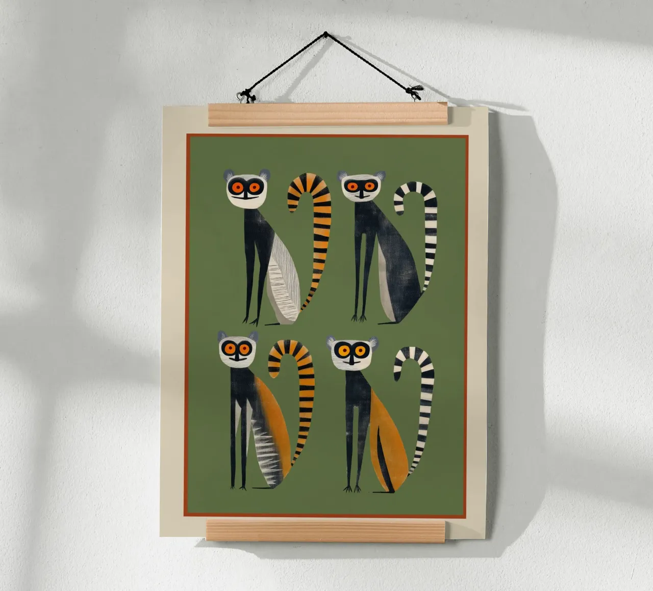 Striped Lemurs poster da cityart