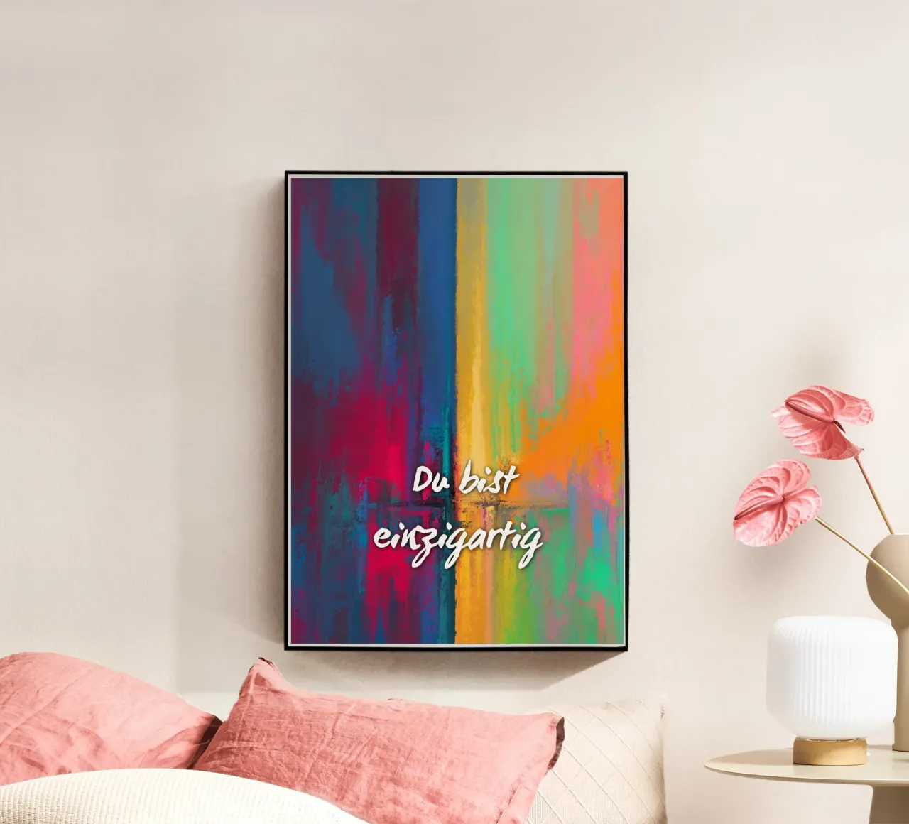 DU BIST EINZIGARTIG plexiglass da ARTEVO