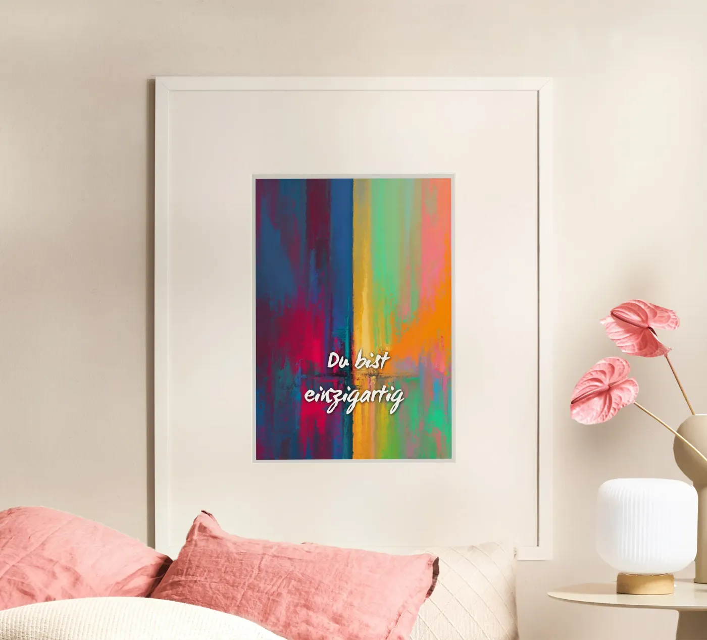 DU BIST EINZIGARTIG poster da Daily Motivation