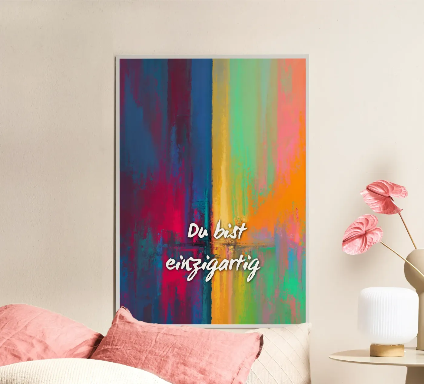 DU BIST EINZIGARTIG poster da Daily Motivation
