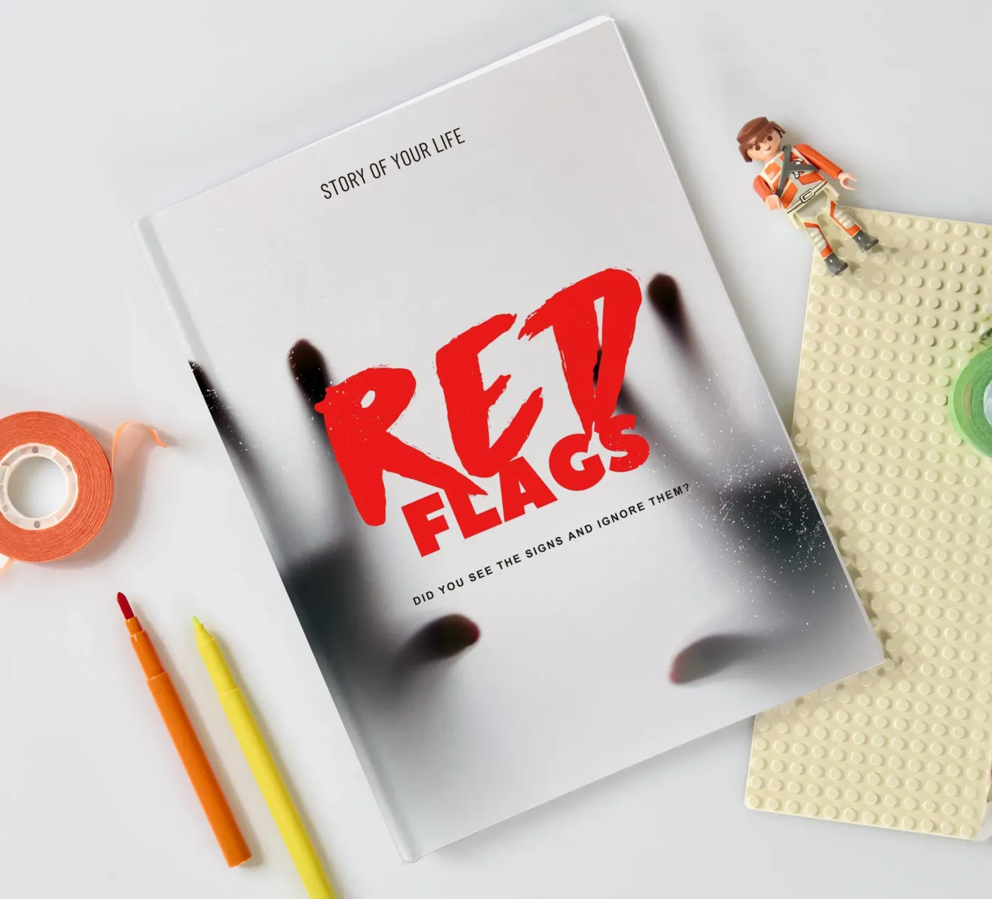 RED FLAGS notebook by ARTEVO
